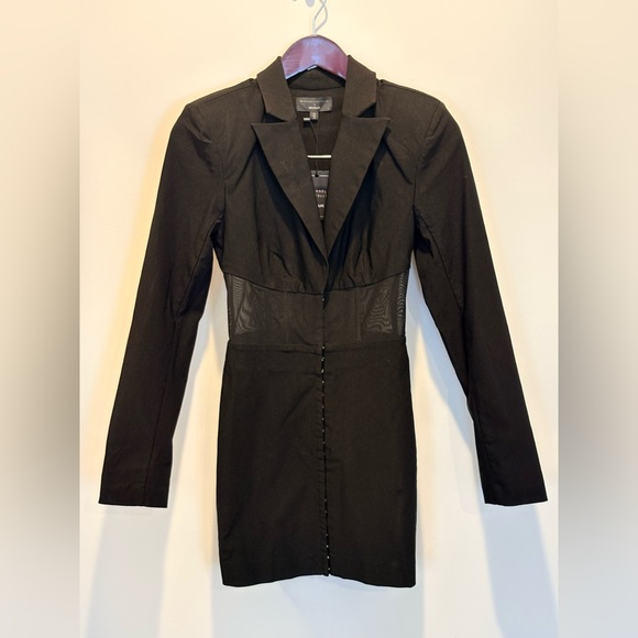 Michael Costello x Revolve Elegant Black Jacket Dress - Picture 7 of 7